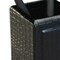 Dacasso Black Crocodile Embossed Leather Pencil Cup AG-2210 - alternate 2